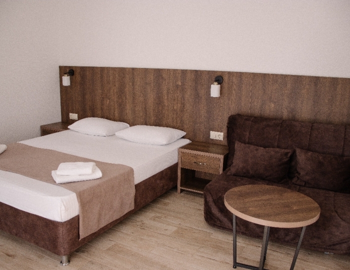 2-местное делюкс DBL (боковой вид) - Отель «Талион» Лдзаа